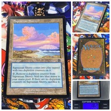 MTG Saprazzan Skerry 🇬🇧 ⚫️ EX Vintage Mercadian Masques 1999 OG Land Staples