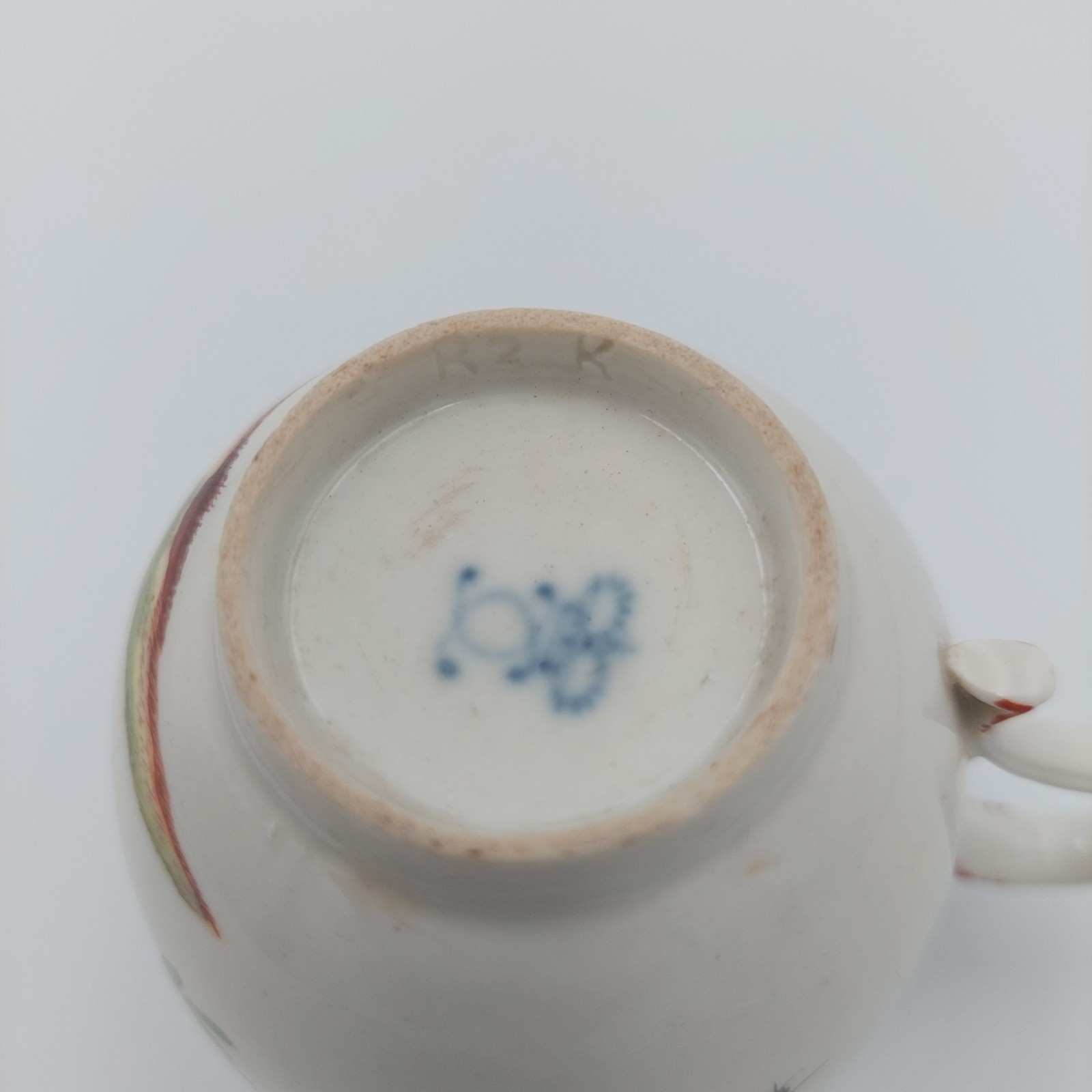 Antique 18 Century Ludwigsburg Birds Insects Tea Cup & Saucer Porcelain STUNNING