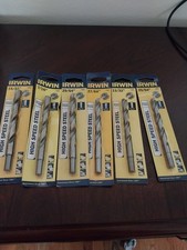  6  Irwin High Speed Steel Drill Bits