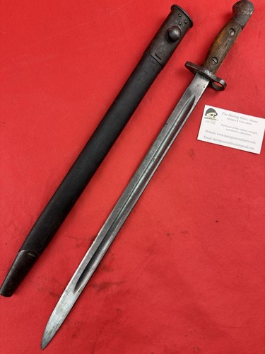 Original WW1 Era Australian M1907 SMLE Bayonet Rare Lithgow Arsenal 1918