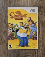 EA The Simpsons Game Nintendo Wii - Action/Adventure, Manual, Case & Disc T 2007