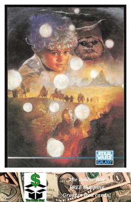 1995 Topps Star Wars Galaxy Series 3 #298 Cindel and Ewok -