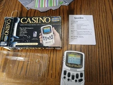 Excalibur Solitaire Executive Electronic Game Pocket Travel Silver Card Tested