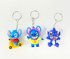 Stitch Cartoon 8 Various Lots Of 3 Charms Backpack Hang Ornament Gift Keychains Stitch Cartoon 8 Various Lots Of 3 Charms Backpack Hang Ornament Gift Keychains
