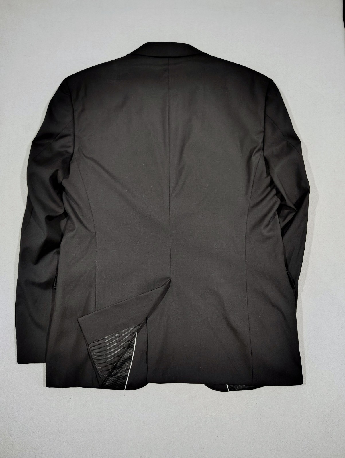 Hugo Boss Blazer Sporcoat Mens  Jacket 40R  Black Wool Guabello thumbnail 5