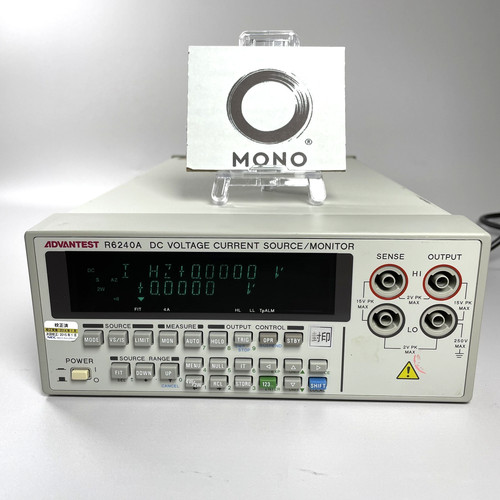 ADVANTEST ADCMT R6240A DC Voltage Current Source Monitor A15 Tested Used from JP