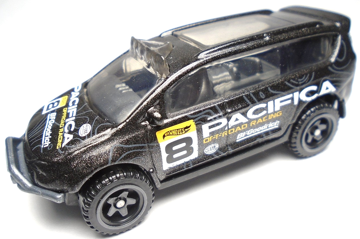 2019 HOT WHEELS CHRYSLER PACIFICA OFFROAD RACING #8 GRAY 1:64 DIECAST 3" MINIVAN