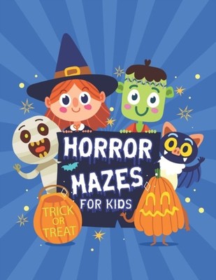 Press - Horror Mazes For Kids  Awesome Fun  Scary Challenging Colorin - X555z