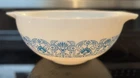 Vintage Pyrex Horizon Blue Cinderella Bowl 2.5 Quart 443 Mixing Nesting USA Made