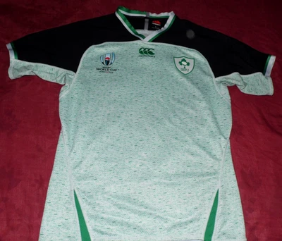 Maillot De Rugby D'Entrainement De L'Irlande RWC 2019 Taille L - Photo 1/4