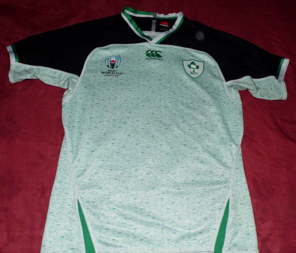 Maillot De Rugby D'Entrainement De L'Irlande RWC 2019 Taille L - Photo 1/4