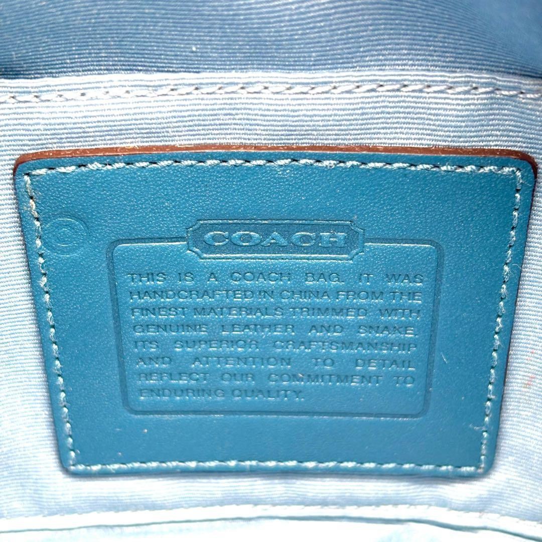 COACH Accessory Pouch Patchwork Shoulder Bag Beig… - image 24