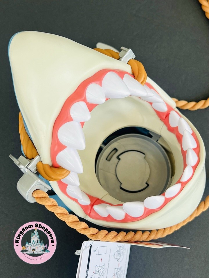 Universal Orlando Jaws 50th Anniversary Sipper Cup Shark & Tank Carrier ...