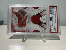 2018 Topps Diamond Icons Mike Trout Single Player Relic Patch RED /5 PSA 10