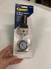 Primefit R1401G Mini Air Regulator with Gauge Reg. Output 5 to 125 PSI 60 SCFM