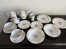 ROJ32 *RARE* JACKSON FEATHERWEIGHT China Breakfast  Set Complete Deanna Patricia