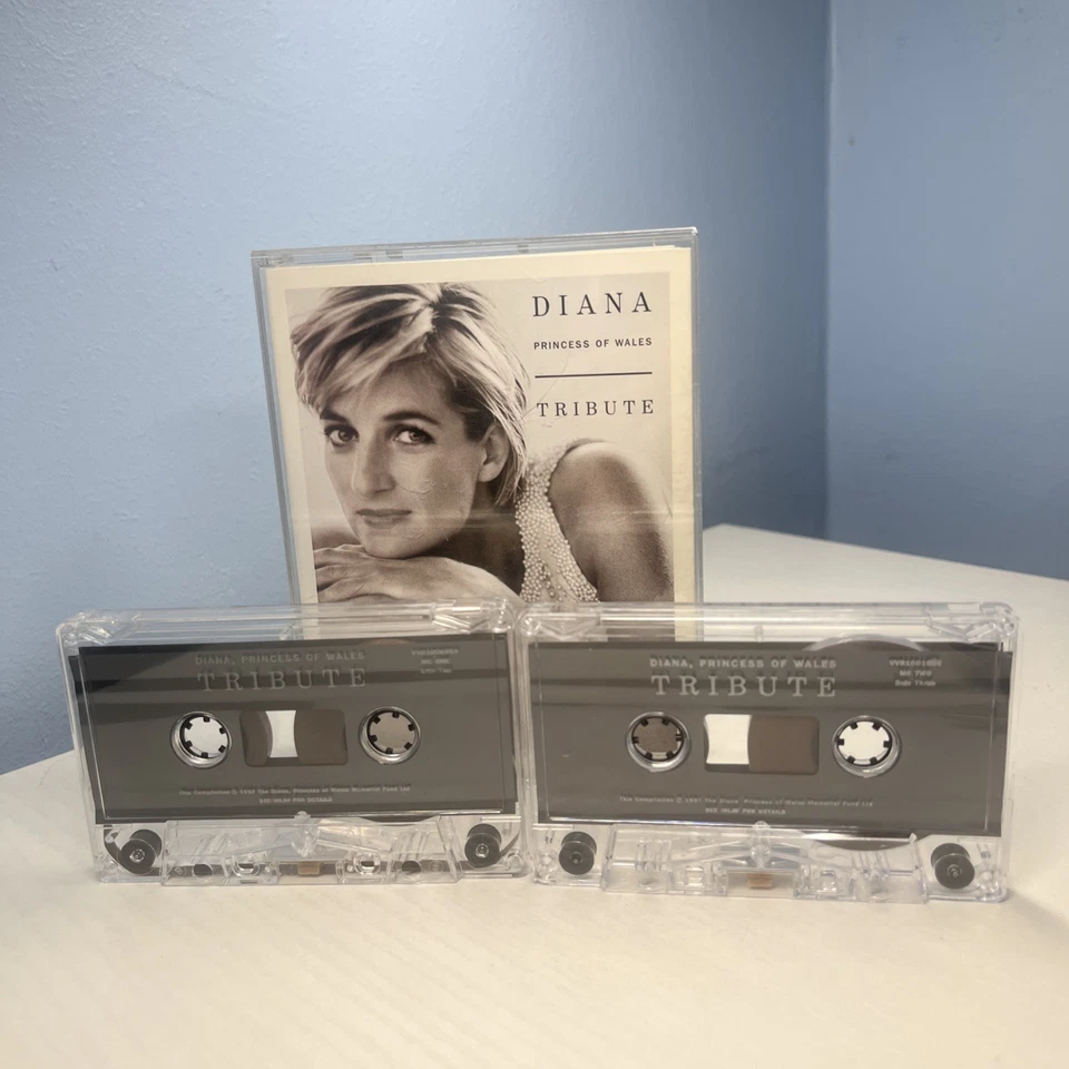 Diana Princess Of Wales - A Memorial Tribute (1997, Double Cassette Tape Album) - Image 2 of 3