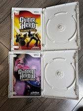 Guitar Hero Wii Empty Cases w/ Manuals World Tour GH3 No Discs