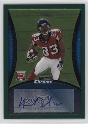 2008 Bowman Chrome Rookie Auto Green 137/150 Harry Douglas #BC97 Auto RC 1dm4