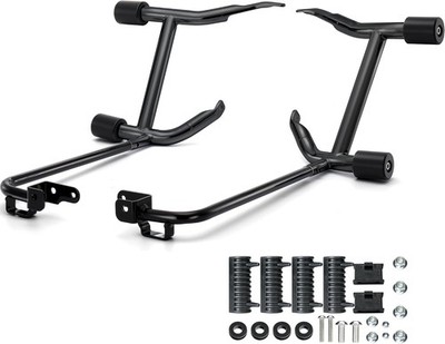 Black 2-Bar Pegs for 06-25 Glide CVO Ultra Classic Models