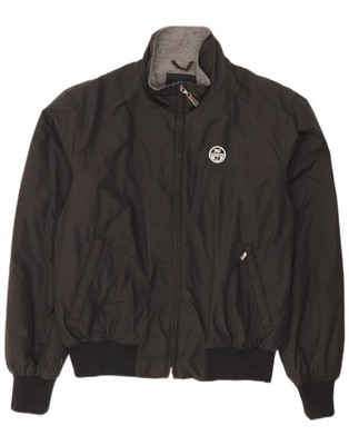 North Sails Mens Bomber Jacket UK 42 XL Black Polyamide AO01