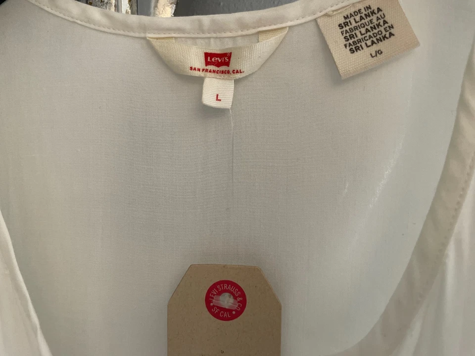 NEUF top chemise sans manche LEVI'S femme / Taille L - Photo 4/4