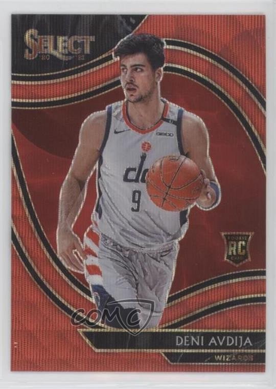2020-21 Panini Select Courtside Red Wave Prizm Deni Avdija #292 09gn