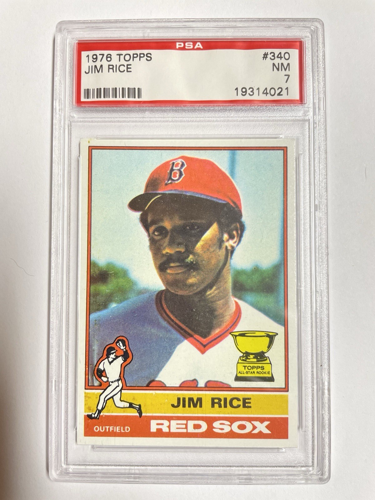 1976 Topps - Jim Rice #340 (RC) PSA 7