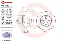2X Brembo Bremsscheibe Vorderachse U.A. FüR Autobianchi, Fiat, Lancia