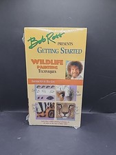 Bob Ross. VHS. Getting Started WILDLIFE. PAINTING TECHNIQUES. New/Sealed
