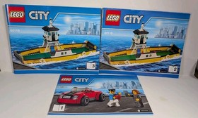 LEGO City Harbor 60119 Ferry - Complete with Manuals