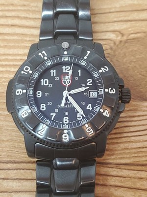 Luminox 3400 USAF Stealth F-117 Nighthawk Mens Swiss Quartz Watch VGC Working