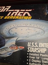 AMT Star Trek Next Generation USS Enterprise Starship Open Box w/ JT Graphics