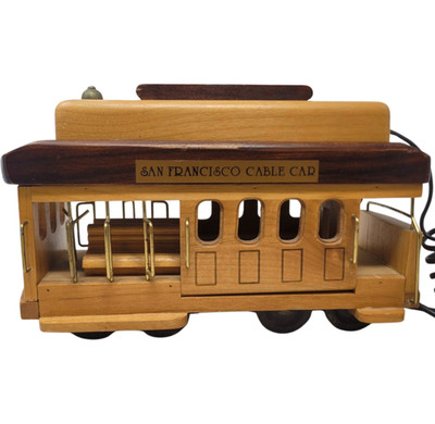 Vintage 1987 Telemania San Francisco Cable Car Telephone Landline Display Only