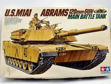 Miniature Maquette Montage De Tanks U.S.M1A1 ABRAMS 120MM GUN Tamiya