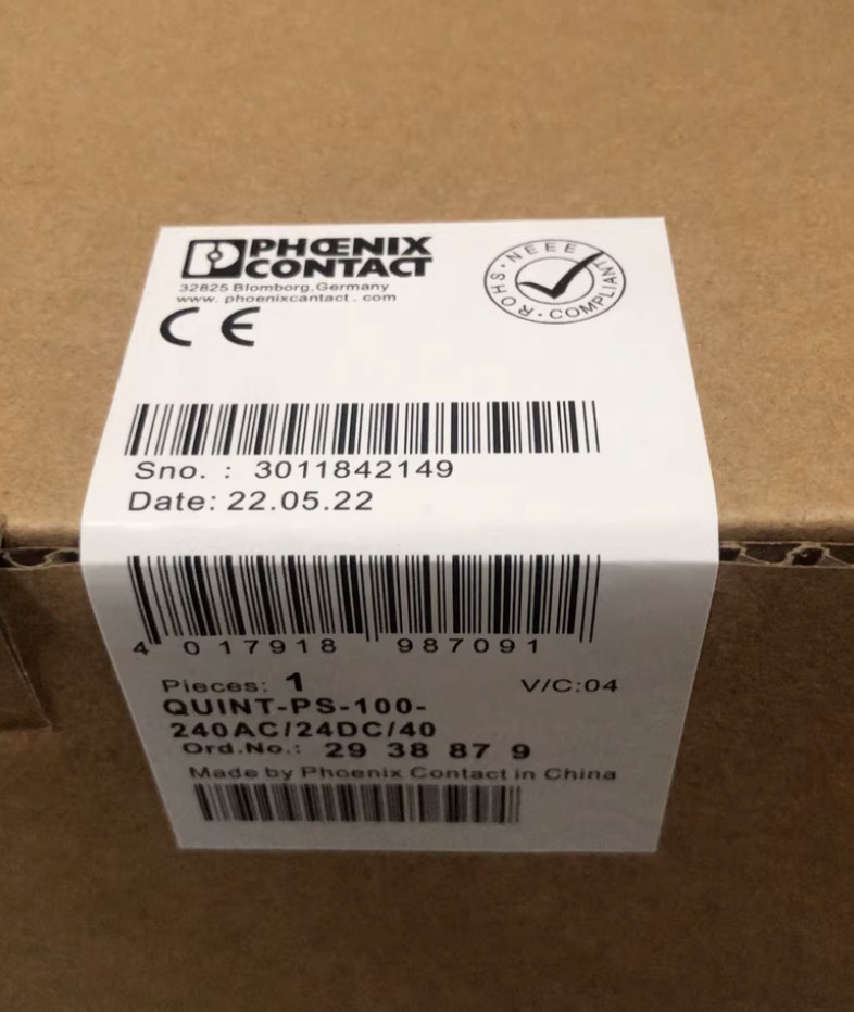 1PCS NEW PHOENIX CONTACT QUINT-PS-100-240AC/24DC/40 2938879 Module