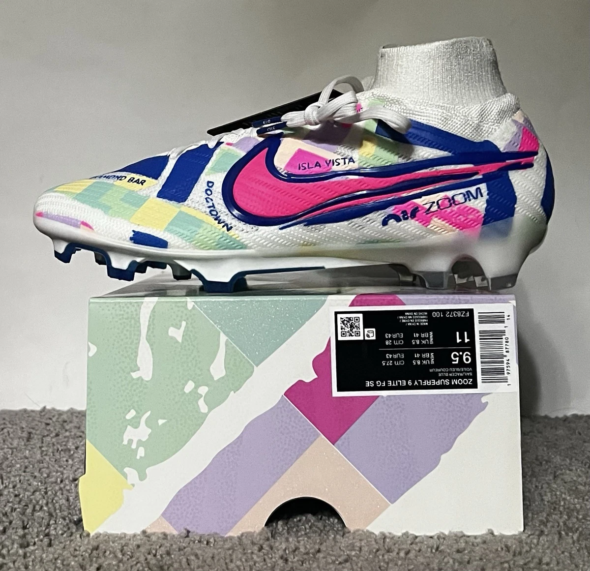 Nike Zoom Mercurial Superfly 9 Elite SE FG SoCal Pack for Sale
