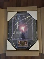 Star Trek Generations Plaque Two Captains One Destiny Limited Edition 1994 W/coa