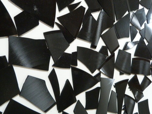 750g BROKEN RECORD PIECES for mosaic art craft decoupage jewellery MUSIC RELIC - Picture 4 of 5