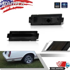 SMOKED REAR BUMPER SIDE MARKER LIGHTS LENS FOR 81-88 CHEVY MONTE CARLO 2DR COUPE