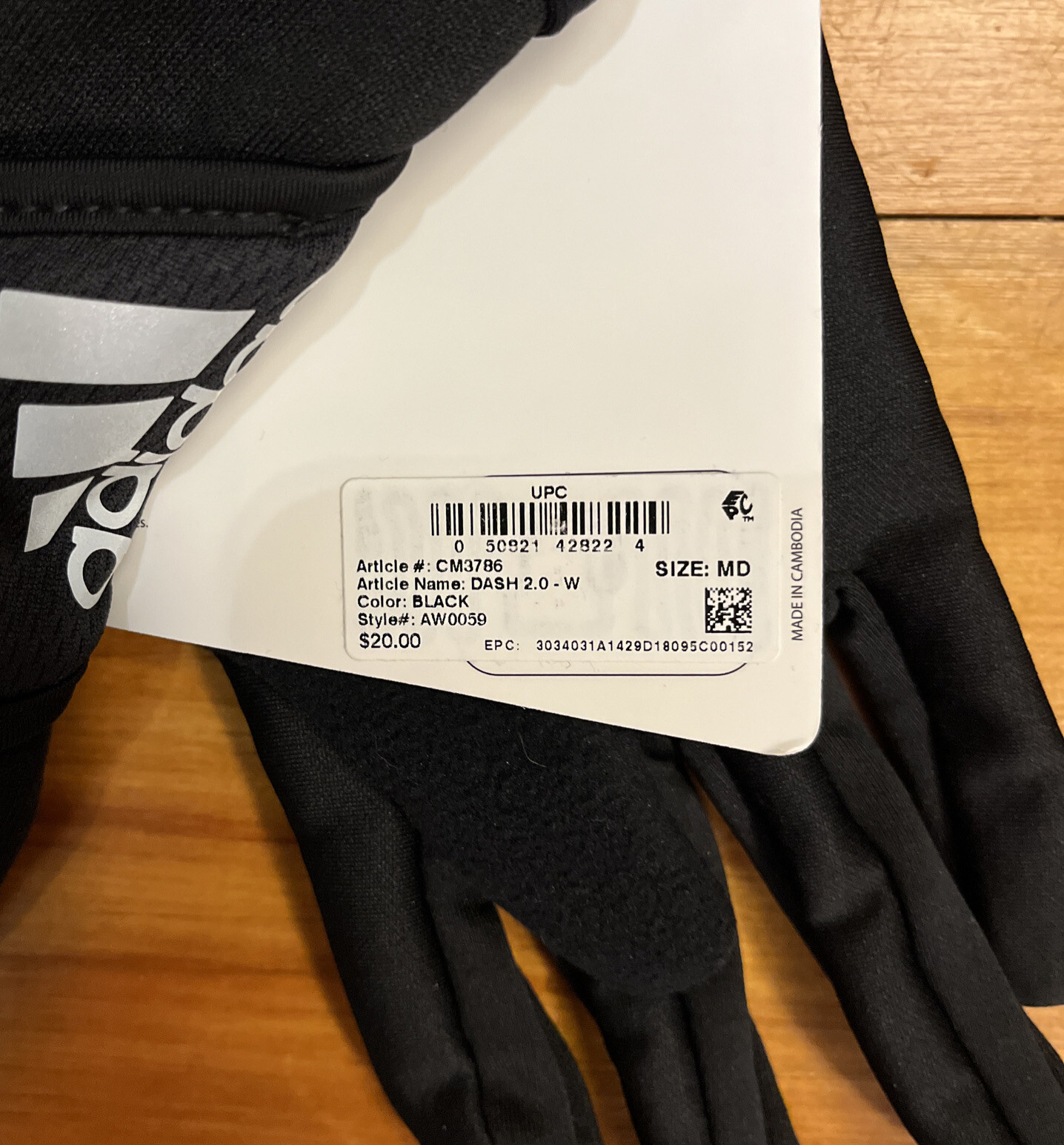 adidas Athletic Gloves Mens L/xl Climawarm Shield 3.0 Texting Black Reflective for sale online