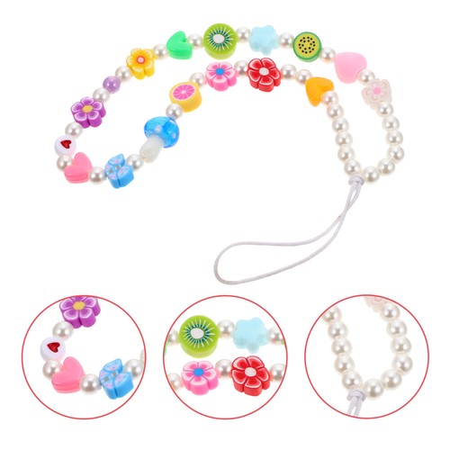 Beaded Mobile Phone Hanging Chain Cellphone Lanyard Wristlet Charm - 第 5/12 張圖片