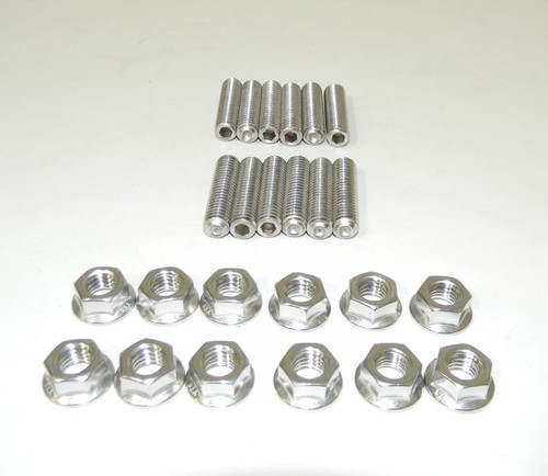 SB Chevy 327 350 383 Stainless Steel Exhaust Header Stud Kit  NEW - Bild 1 von 2