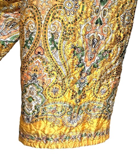 Vintage Pennys Loungewear Mujer Acolchado Paisley Pierna Ancha Mono Estilo - Imagen 11 de 14