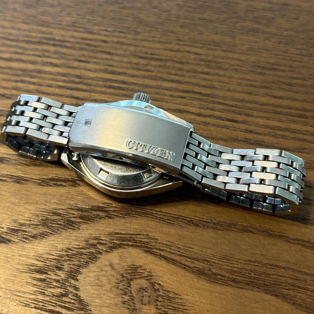 美品 70s CITIZEN コスモスターV2 風防新品 純正ベルト 腕時計 70s Citizen Cosmostar V2 Watch Original Band New Crystal