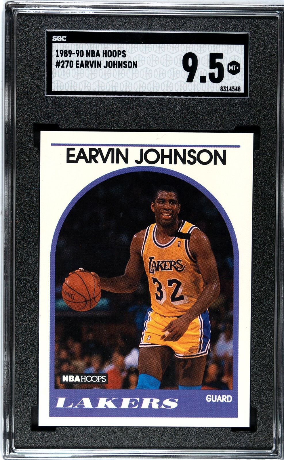 1989-90 NBA Hoops #270 Earvin Magic Johnson SGC 9.5 MINT+