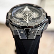 Hublot Big Bang Unico Sang Bleu II Black Magic - Full Set - Warranty till 2026 7