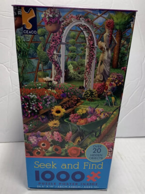Ceaco Seek & Find 1000 Piece Puzzle Garden Center #3151-4