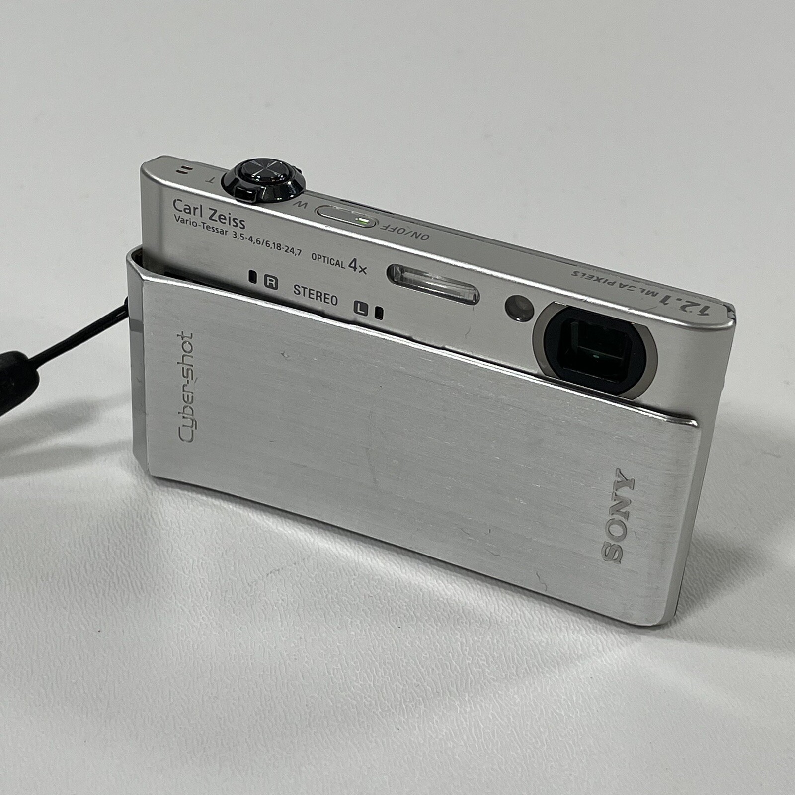 Sony Cybershot DSCT900 12.1MP Digital Camera Silver PLEASE READ eBay