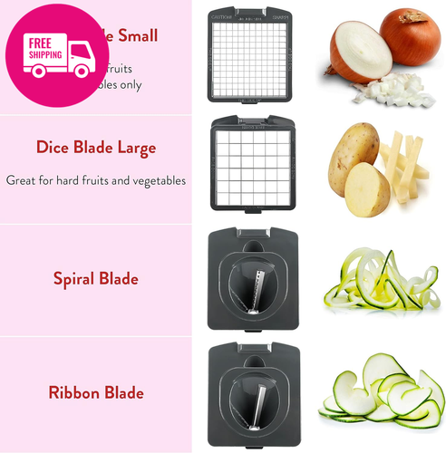 Vegetable Chopper 4-Blade Mandolin Slicer Dicer with Container for Salad & More - Picture 2 of 12